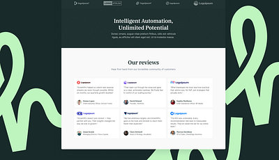 Daily UI Challenge #039 — Testimonials dailyui design graphic design review testimonial testimonials ui web