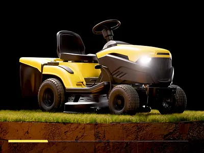 Power Meets Comfort 3d animation c4d cgi design figma garden gardening grass husqvarna machine mowing octane plow slider snow snowy web website wordpress