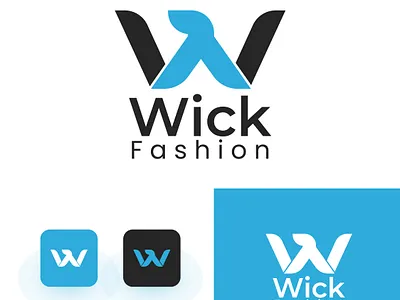 Modern Minimalist Logo Design | Wick Fashion abastractlogo adobeillustrator art brandidentity branding combinationlogo companylogo design fashion graphic design lettermark lifestyle logo marketting minimalistlogo minimallogo modernlogo noorskills vector visualidentity