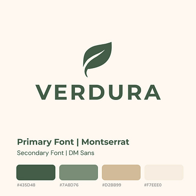 🌱 Verdura – Minimalist Eco Brand branding creative design eco eco friendly exercise flat green icon illustration leaf logo nature sustainable