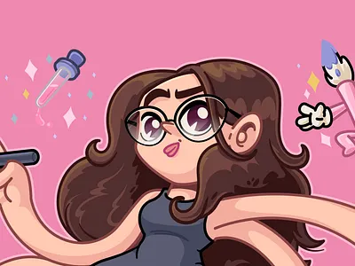 Creative partner branding brazil character color design fun illustration sao paulo thunder rockets ui