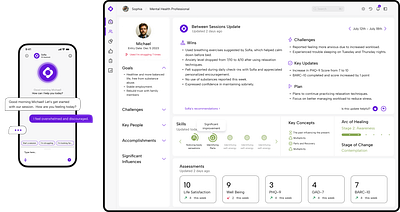 Sentur Recovery app dashboard graphic design mental health mental health app product design ui ui design ux ux design uxui design