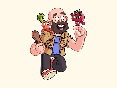 Panels team branding brazil character color design fun illustration sao paulo thunder rockets ui