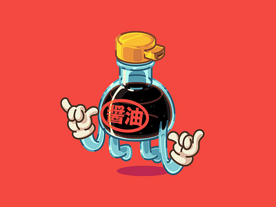 Shoyu 🍣 branding brazil character color design fun illustration sao paulo thunder rockets ui