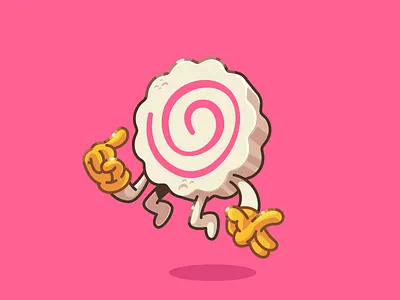 🍥 branding brazil character color design fun illustration sao paulo thunder rockets ui ux