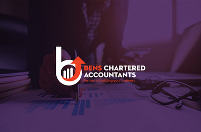 Bens Chartered Accountants Logo | Branding & Visual Design bens chartered accountants business branding faisalarts graphic design