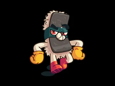 👀👀👀 branding brazil character color design fun illustration sao paulo thunder rockets ui ux