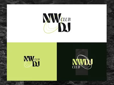 NWDJ Club branding graphic design logo