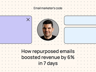 How repurposed emails boosted revenue by 6% in 7 day email email builder email campaign email design email marketing email newsletter email templates email tips marketing marketing tips repurposed emails
