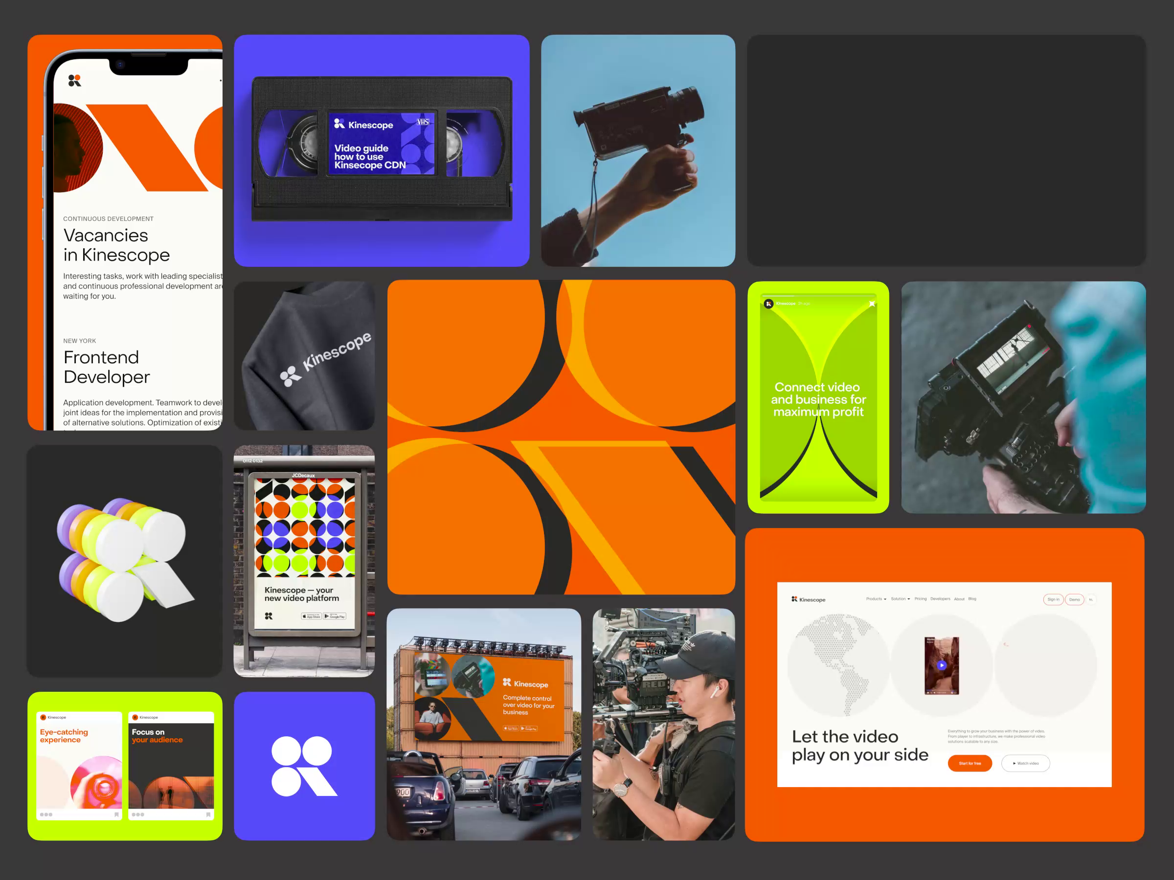 Kinescope Collage by Vadim Orlov for embacy on Dribbble