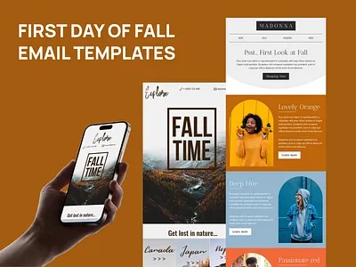 First Day of Fall Email Templates design email email builder email campaign email design email marketing email newsletter email templates first day of fall email html email newsletter web design