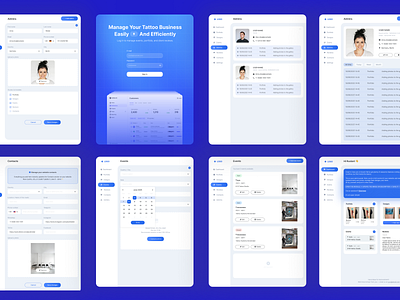 CRM System admin design graphic design ui uiux ux