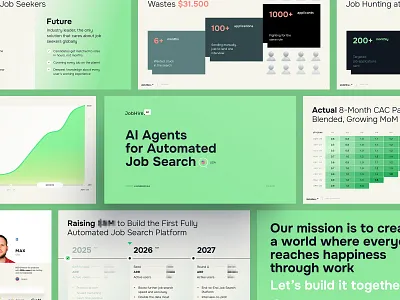 JobHire.AI Pitch Deck ai deck slides investor deck keynote pitch deck presentation startup sum venture capital