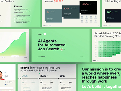 JobHire.AI Pitch Deck ai deck slides investor deck keynote pitch deck presentation sum