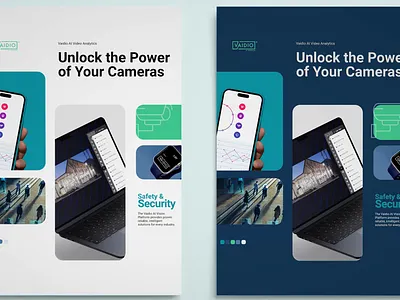 AI Video Analytics Brochure Design artificial intelligence brand identity branding creative design design graphic design illustration ui ux