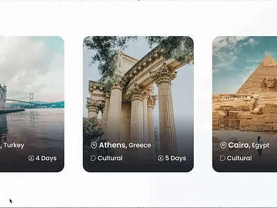 Card Design animation card design landing page micro intraction ui ux webdesign