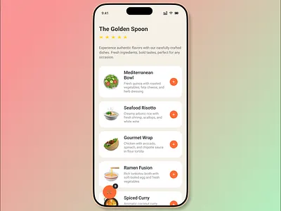 #DailyUI #Day43 #Menu dailyui day43 foodmenu