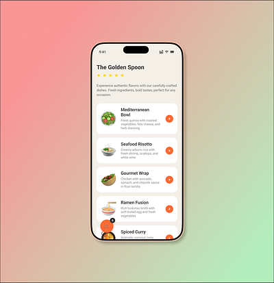 #DailyUI #Day43 #Menu dailyui day43 foodmenu