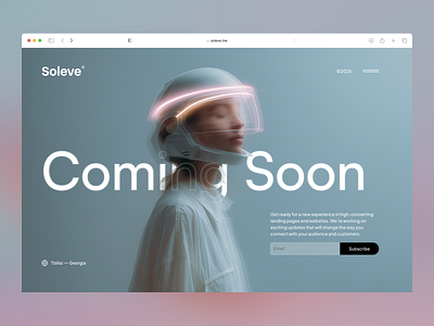 Coming Soon coming soon creative agency high converting landing page modern design startup ui ui design ux design