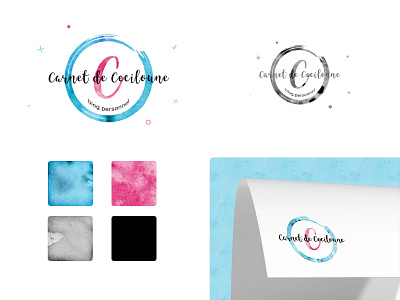 French Logotype. Carnet de Ceciloune abstract brand branding french logo graphic design home made homepage icon set icons designer illustrator ai light uix logo logotype photoshop psd print designer product secure payment senior designer tracking number typo typography ui ux designer web design