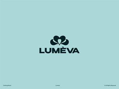 LUMÉVA bold logo branding clothing logo emblem logo fashion logo feminine logo graphic design logo logo design minimal logo