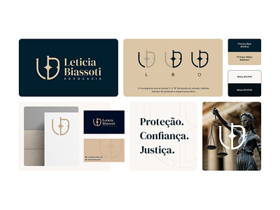 Leticia Biassoti - Branding bento branding design graphic design grid identidade visual illustration law logo