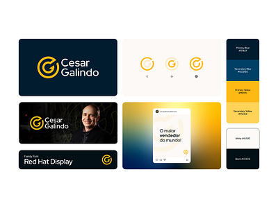 Cesar Galindo - Rebranding bento branding coach graphic design grid identidade identity illustration logo marketing sale visual