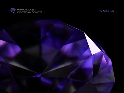 Nobitex PRIME – Visual Identity Concept 3d 3d art 3d design 3d illustration brand identity branding cgi cinema4d crypto diamond digital art exclusive fintech luxury design nobitex premium redshift render visual design visual identity