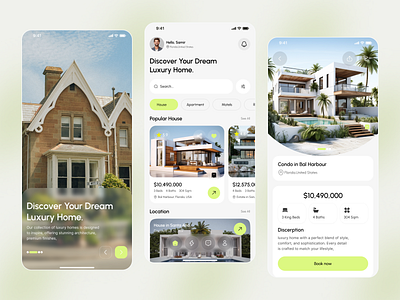 Luxury Home Finder App app app design home buy ingapp homefinder ios luxuryapp luxuryhome luxurypropertyfinder mobile mobile app mobile ui premium propertysearch realestate realestate app realestatetech ui ui design uiux ux
