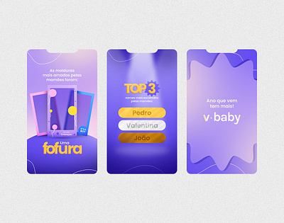 V-Baby App retrospective design graphic design illustration instagram media photoshop post retro retrospective social story