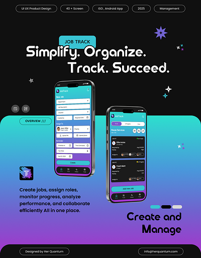 JobTrack Mobile App app design branding figma graphic design logo design mobile app design ui ui ux design ux