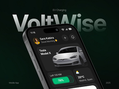 EV Mobile App Design branding car electric vehicle ev ev app ev charging app figma mobile app renewable energy solar solar app uiux uiux deigner