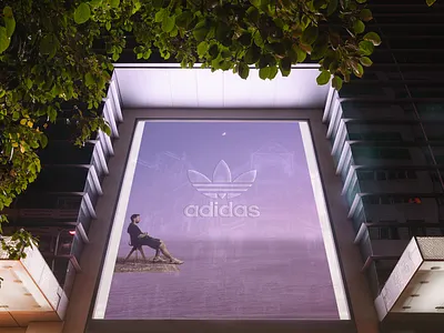 Messi Adidas Billboard Design adidas adidas samba adobe photoshop barcelona billboard billboard design branding editing fashion fashion billboard football football poster graphic design inter miami messi miami mockups model social media