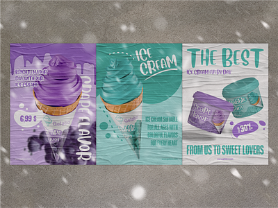 Gelato Visual Brand brand branding cream design food gelato graphic design ice inspiration kids logo modern poster trend vector visualbrand