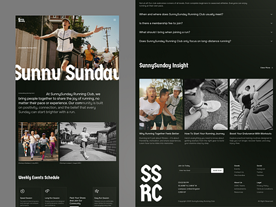 SSRC - Running Club Landing Page design landing page landing page design running running club running club landing page running club landing page design running club website running club website design running website ui ui design uiux uiux design ux web web design website website design