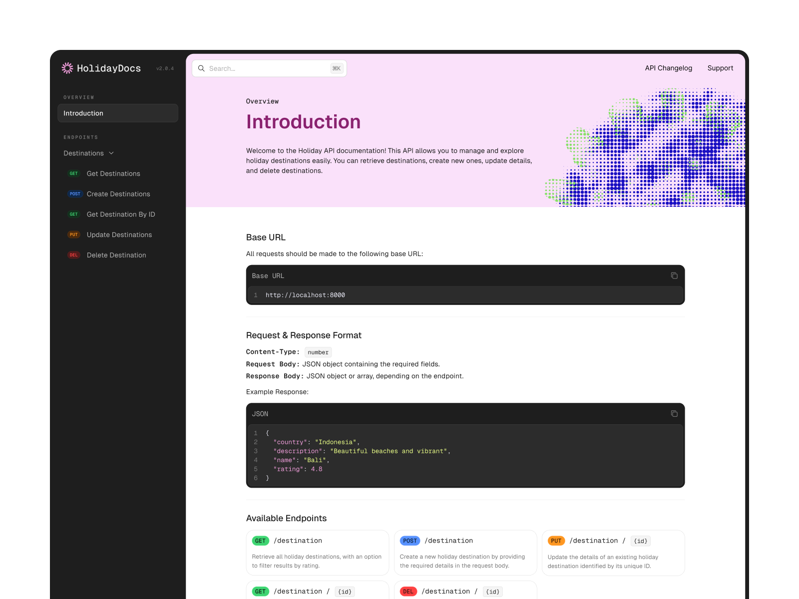 Holiday Docs – Modern API Documentation UI by Mochamad Reza Rizaldi on ...