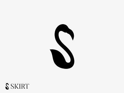 S + Swan Logo Mark bird bird logo brand design brand mark branding creative design duck logo logo design logo mark minimal minimalist modern s letter logo s logo s swan logo simple swan swan logo