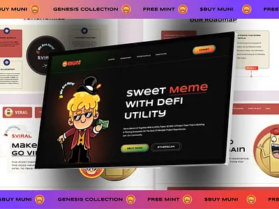 Meme coin website design coin website design meme meme coin meme coin website meme coin website design memecoin memecoinwebsite web design webdesign website website design