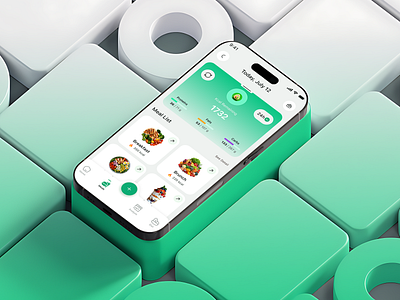 Daily Meal Planner Mobile App app design clean eat smart fitness meals food tracker healthy life style meal planner mealldeas mobile app nutrition app track nutrition ui ux