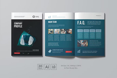 Company Profile 2023 agency annual annual report brochure brochure 2023 business business brochure company company profile corporate identity indesign portfolio print printable project proposal report template