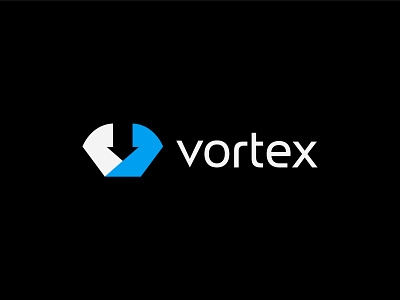Vortex Logo Design abstract logo appicon brand identity branding creative logo design logo logodesign logotype minimalist logo modern logo simplelogo software startup logo technologylogo v lettermark visual identity vortex