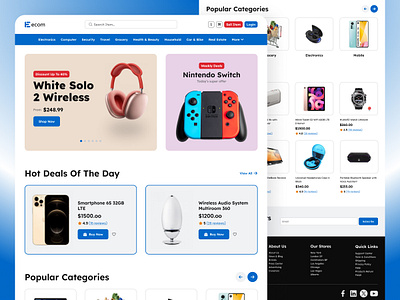 Multi-vendor eCommerce website design ecommerce ecommerce design ecommerceapp ecommercewebsite electronics electronicsapp electronicswebsite marketplace multivendor multivendor ecommerce multivendor website multivendorapp multivendorwebsite website template websitedesign