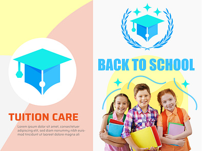 Tuition care education logo care coaching college education graduate graduation learn learning school teaching tuition tuition care education logo