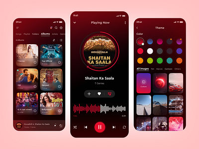 Music App - Identifying Songs amazing ui animation identify song interaction design mobile mobile app music music app music app design music player music player app playlist playlist app premium mobile app shazam spotify spotify app ui ui animation ui interaction