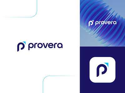 Modern and minimal logo design for Provera abstractlogo designinspiration dribbble lettermark logo logodesign logomaker minimal modern timeless