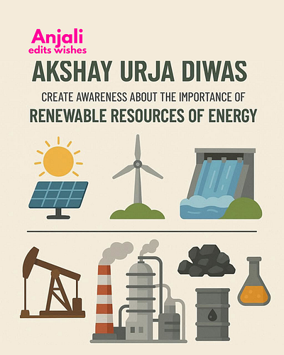 Lets talk about renewable resources! animation branding design digital environment graphic graphic design india logo marketing