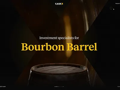 Crafting an exclusive luxury experience with CaskX branding graphic design illustration ui ux web design website design