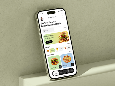 Food Delivery App UI Design | Smart Ordering app app design delivery delivery app food food app food delivery food delivery app food tech ios mobile mobile app restaurant app smart ordering
