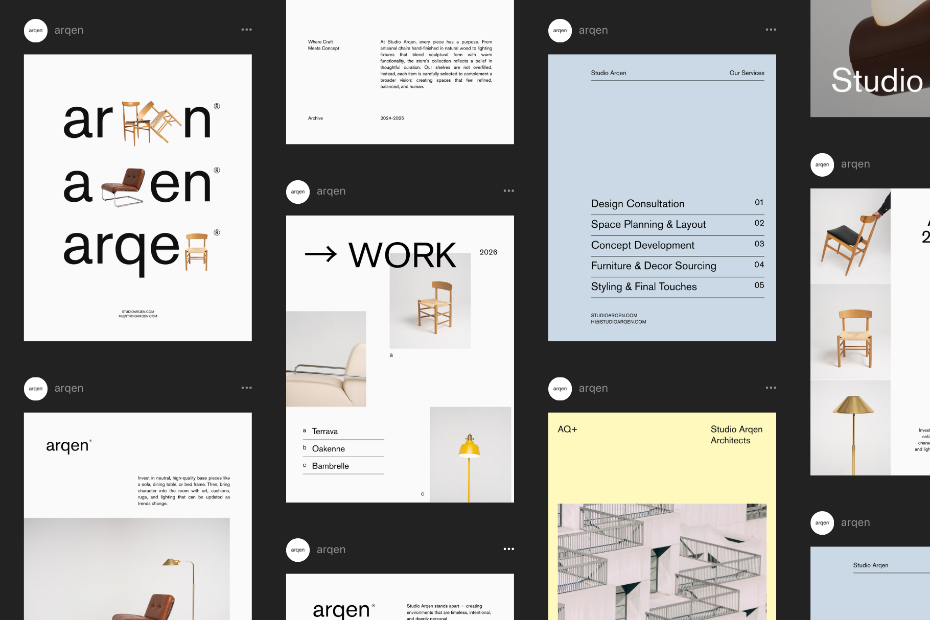 Arqen | Instagram Template Kit branding canva canva template design graphic design instagram instagram template social media social media template ui