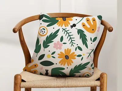 Wild plant pattern & illustration cute illustration digital illustration graphic design illustration pattern plant illustration plant pattern vector illustration wild plant pattern